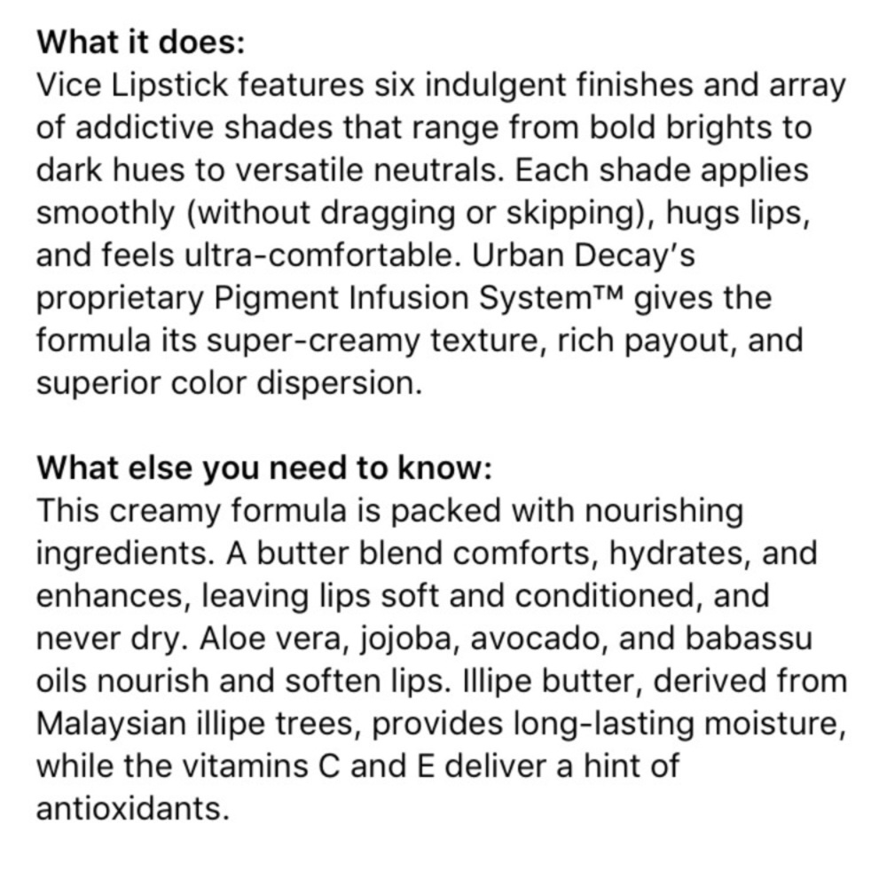 Urban Decay Vice Matte Lipstick 👄 - Picture 12 of 12